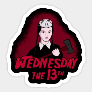 Wednesday The 13th Sticker